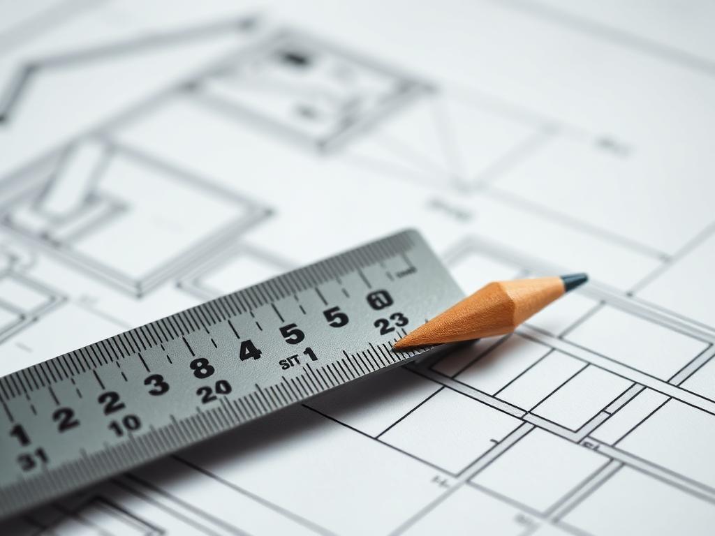Measure at the drawing's true scale.